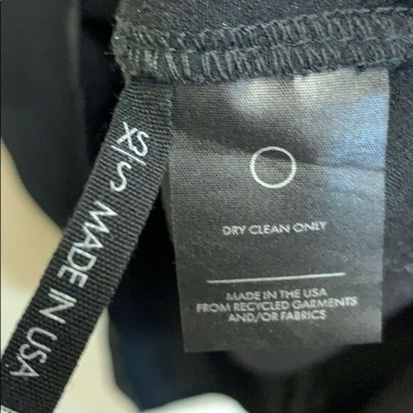 Reformation Black Lace Inset Panel Deep V Sleeveless Mini Dress Size XS - Picture 10 of 10